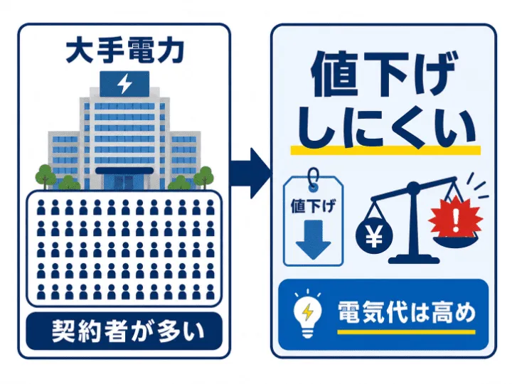 大手電力会社が値下げしない業界の裏事情